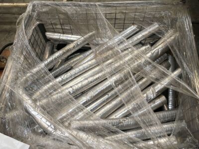 Steel Framed Mesh Sided Stillage and Quantity Pipe Insulation