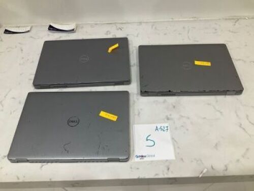 Bundle of 2 x Dell Latitude 5310's & 1 x Dell Latitude 5330 Laptops (Unknown Specs)