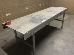 Stainless Steel Preparation Bench, Heavy Duty Truck Barrier, Shower Base and Large Quantity Concrete Reinforcing Chairs