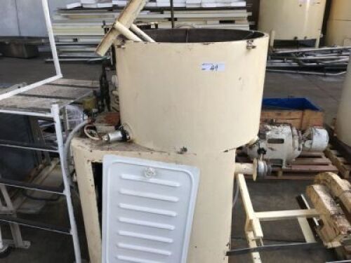 1963 Sollich 720mm Water Heated Chocolate Mixing Tank, Type: 1500/K, Machine No. 0412