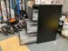 3 Drawer Black Filing Cabinet - 5