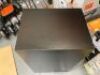 3 Drawer Black Filing Cabinet - 6