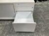 Metal Mobile Caddy Pedestal with Tambour Door - 7