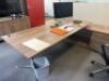 Krost Tasmanian Oak Executive Desk and Return - 11