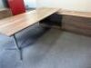 Krost Tasmanian Oak Executive Desk and Return - 16