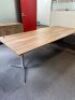 Krost Tasmanian Oak Executive Desk and Return - 17