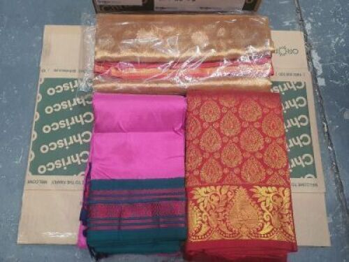 Mixed Box of 3 Saree's - Refer to Photos