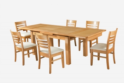 DNL 16x Extension Table 1.5m to 2.5m in TAS OAK (Table only)