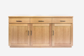 DNL 7x Nova Buffet 1500x460x850 in TAS OAK (Table Only)