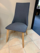 DNL 18x Fully upholstery Fabric 
chairs in Grey