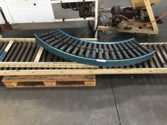 4x Assorted Roller Conveyor Frames