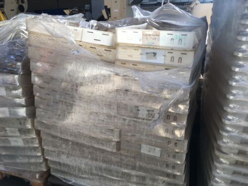 Pallet PVC Trays each Tray 690mm x 370mm x 70mm (Clear)