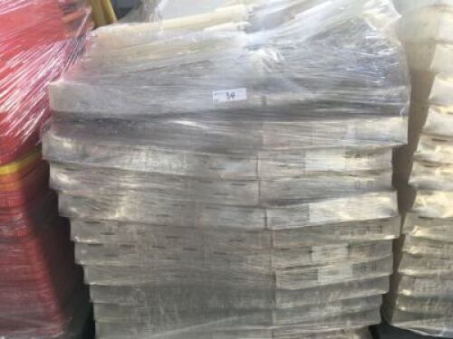 Pallet PVC Trays each Tray 690mm x 370mm x 70mm (Clear)