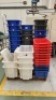 Pallet of PVC Storage Tubs - 2