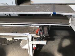 Mobile 7m 200mm Wide Belt Picking Conveyor with 415V 3 Phase Electric Motor and Switch - 2