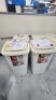 9 x Nylex Liftop Tidy Plastic Granule Bins - 7