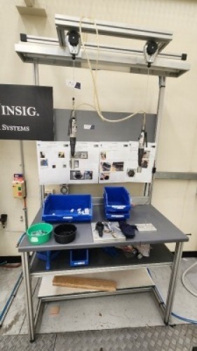 Assembly Station including 2 x RS Pro Pneumatic Drivers
