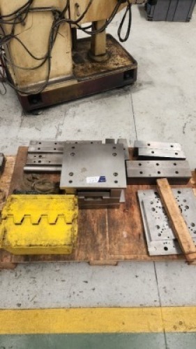 Pallet of assorted Tool Steel & Tools