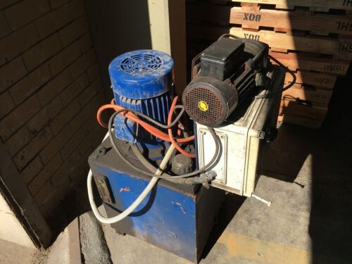 Hydraulic Power Pack with 415V 3 Phase Electric Motor and Switch and Water Pump