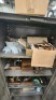 2 x Steel Cabinets, 1 x Shelving Unit & Contents - 4