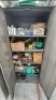2 x Steel Cabinets, 1 x Shelving Unit & Contents - 12