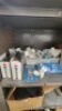 2 x Steel Cabinets, 1 x Shelving Unit & Contents - 13