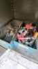 2 x Steel Cabinets, 1 x Shelving Unit & Contents - 44