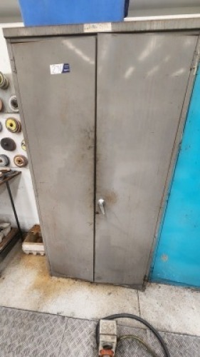2 x Steel Cabinets & Contents