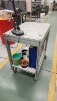 Mobile Aluminium Framed Bench