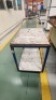Steel Framed Bench & Mobile 2 Tier Trolley - 9