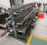 Steel Double Sided Stock Rack & Contents