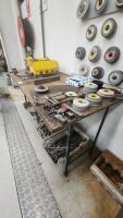 Steel Framed Bench & Contents
