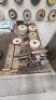 Steel Framed Bench & Contents - 6