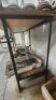 Steel Framed Bench & Contents - 8