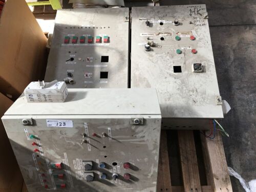 3x Assorted Switchboards