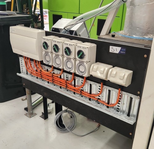 Power board- 4 socket outlets with on and off switch and power wall box