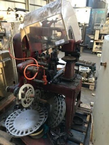 1948 Forgrove Heavy Duty Steel Framed Chocolate Foil Wrapping Machine Frame with Accessories S/N: 6583