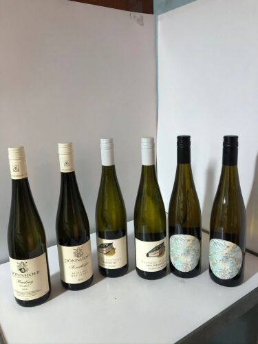 6 x Bottles of assorted Riesling
