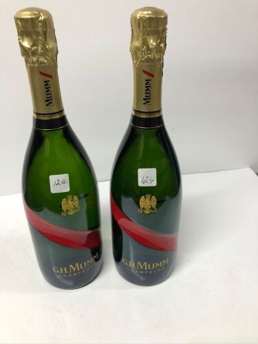 2 x G.H Mumm Champagne Brut Grand Cordon