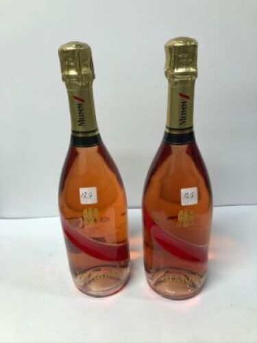 2 x G.H Mumm Champagne Brut Grand Cordon Rose