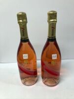 2 x G.H Mumm Champagne Brut Grand Cordon Rose