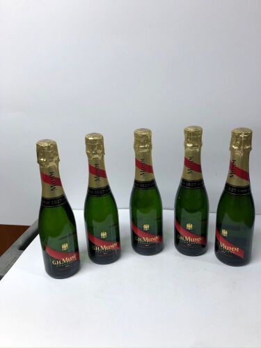 5 x 375ml G.H Mumm Champagne Brut Cordon Rouge