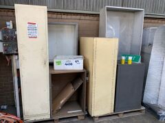 Quantity Assorted Steel Clothes Lockers, Shelving Units, Filing Cabinets etc - 3