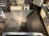 Stainless Steel Framed Mobile Hopper Feed Tank on Heavy Duty Steel Stand and Stainless Steel Bin
