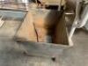 Stainless Steel Framed Mobile Hopper Feed Tank on Heavy Duty Steel Stand and Stainless Steel Bin - 3