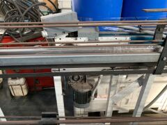 4x Assorted Lengths Steel Framed Motorised Fed Infeed Conveyors - 2