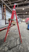 Climb rite Eco Fibreglass Platform Ladder