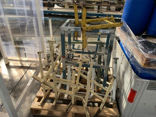 Quantity Assorted Adjustable Roller Conveyor Stands and Support Stand