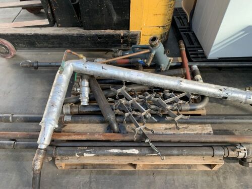 Lot Assorted Steel Pipe and Fittings