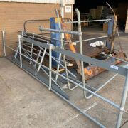 Quantity Assorted Steel Framed Safety Barriers